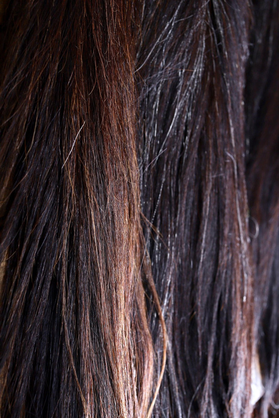 HORSE HAIR PIECES BROWN/BLACK