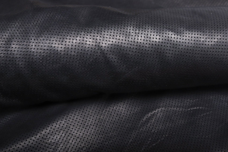 PERFORATED LAMB LEATHER BLACK