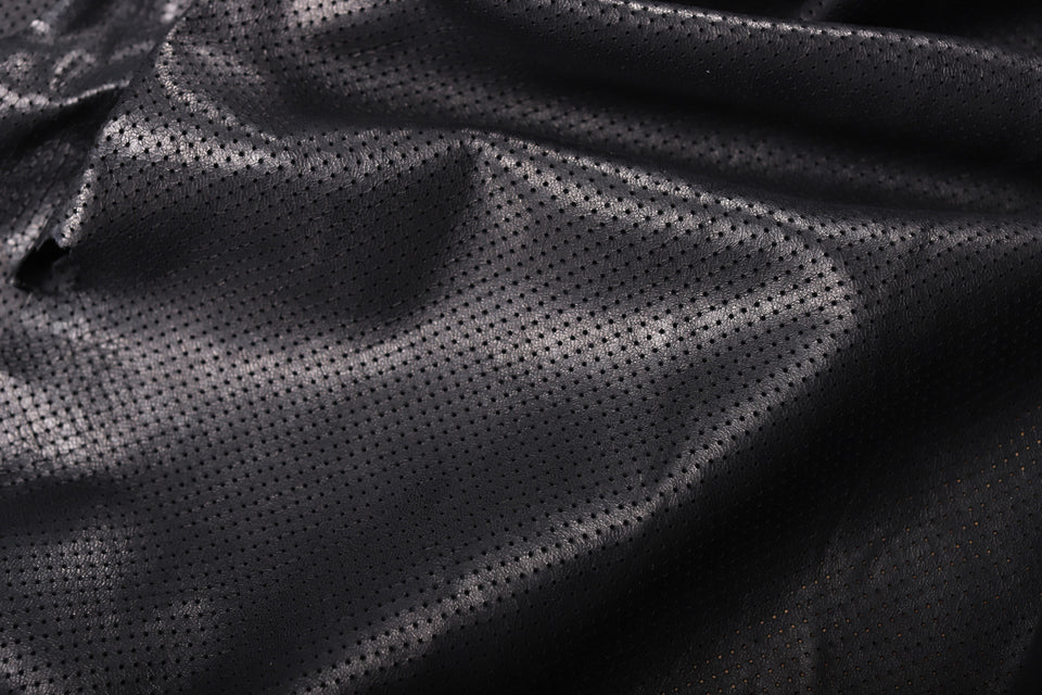 PERFORATED LAMB LEATHER BLACK